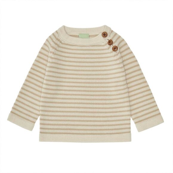 Merino Baby Sweater - Ecru/Hay - Picture 1 of 1
